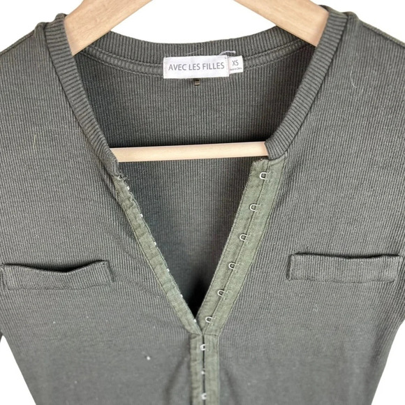 AVEC LES FILLES • Hook-Front Knit Dress - Picture 6 of 9